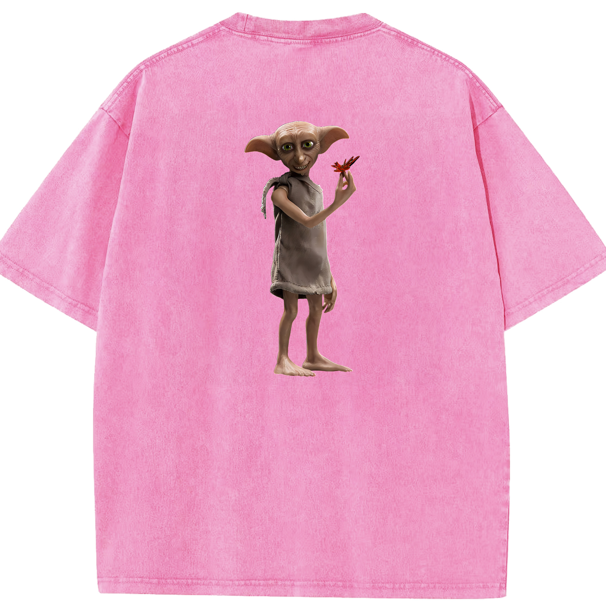 （画像用） Harry Potter ハリー・ポッターシリーズ 綿100% ヴィンテージ風 半袖Tシャツ（背面プリント）